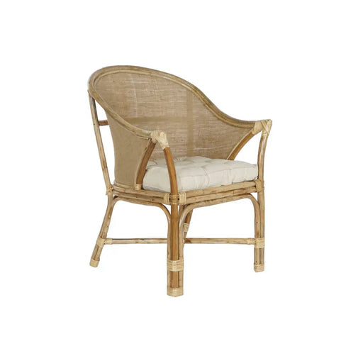 Градинско кресло DKD Home Decor Бял Кафяв 66 x 50 x 90 cm