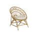 Градинско кресло DKD Home Decor Бял Кафяв 75 x 50 x 90 cm