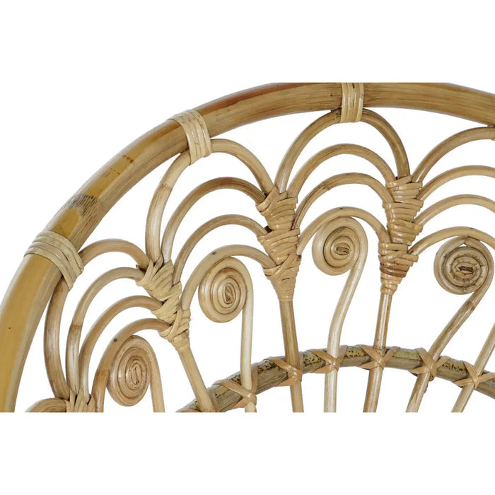 Градинско кресло DKD Home Decor Бял Кафяв 75 x 50 x 90 cm