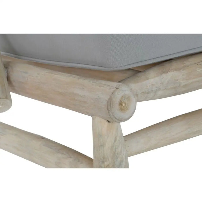 Градинско кресло DKD Home Decor Естествен Светло сив 82 x
