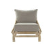 Градинско кресло DKD Home Decor Естествен Светло сив 82 x