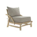 Градинско кресло DKD Home Decor Естествен Светло сив 82 x