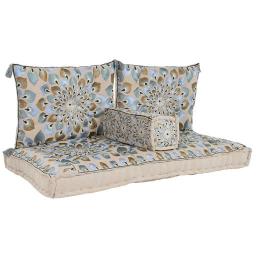 Градинско кресло DKD Home Decor Син Бежов 155 x 76 x 65 cm