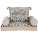 Градинско кресло DKD Home Decor Син Бежов 90 x 55 x 18 cm
