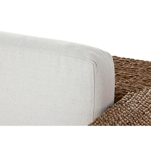 Градинско кресло Home ESPRIT Бял Естествен 117 x 92 x 65 cm