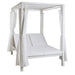 Градинско легло DKD Home Decor Бял Алуминий (148 x 188 x