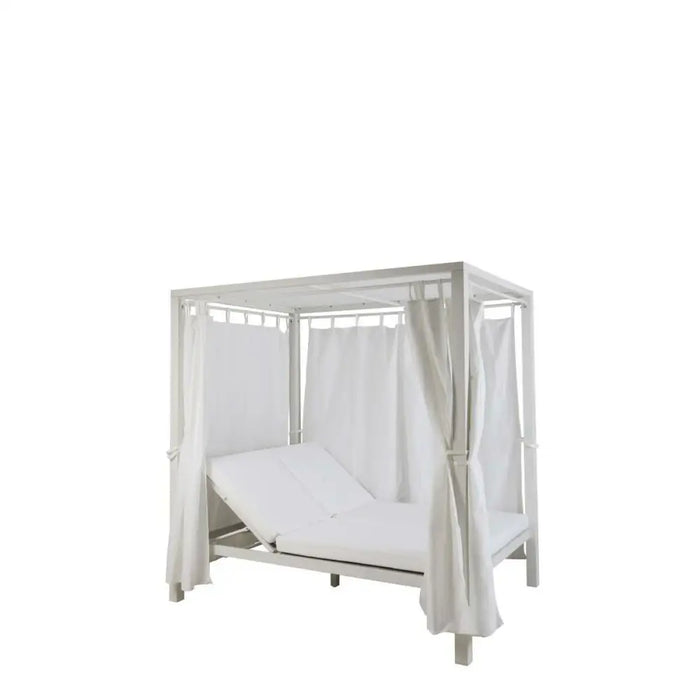 Градинско легло DKD Home Decor Бял Алуминий (148 x 188 x