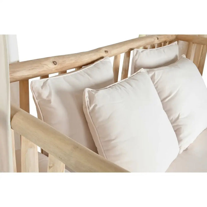 Градинско легло DKD Home Decor Бял Естествен 200 x 180 x