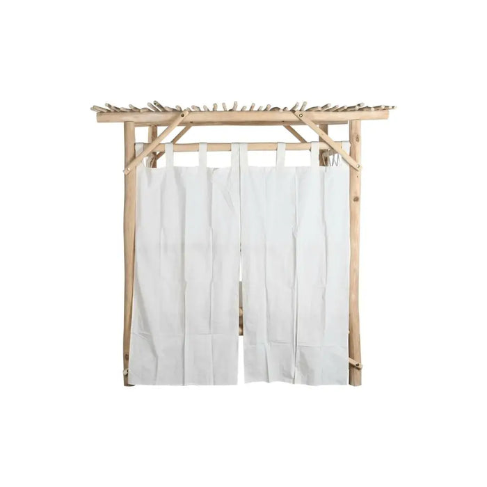 Градинско легло DKD Home Decor Бял Естествен 200 x 180 x