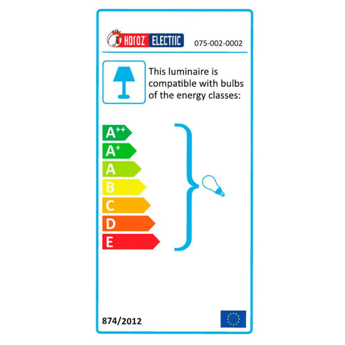 ГРАДИНСКО ТЯЛО СТЕННО E27 IP44 МАТ ХРОМ 35CM HOROZ LADIN