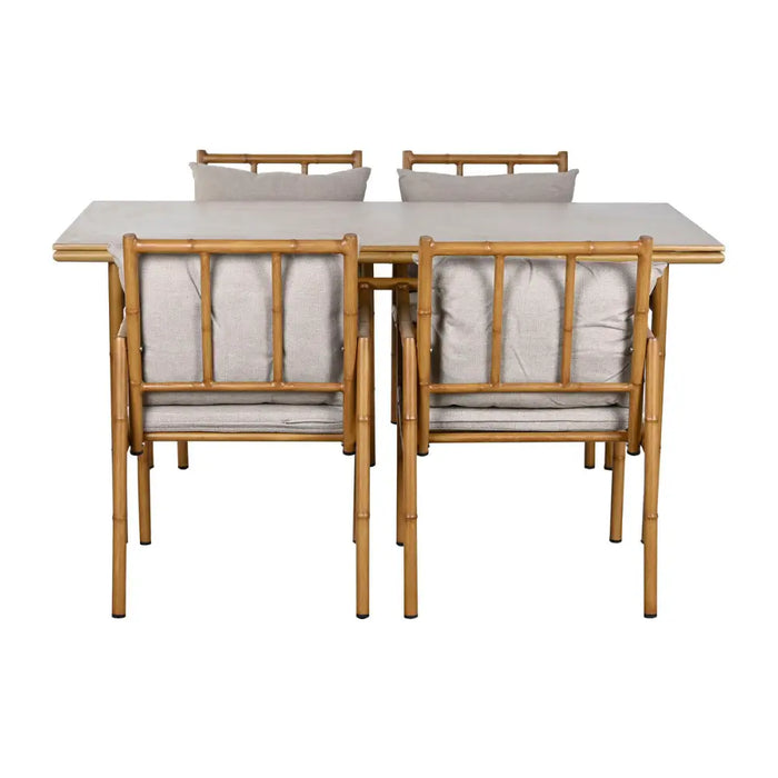 Градински мебели Home ESPRIT Бежов 160 x 90 x 75 cm 83 cm