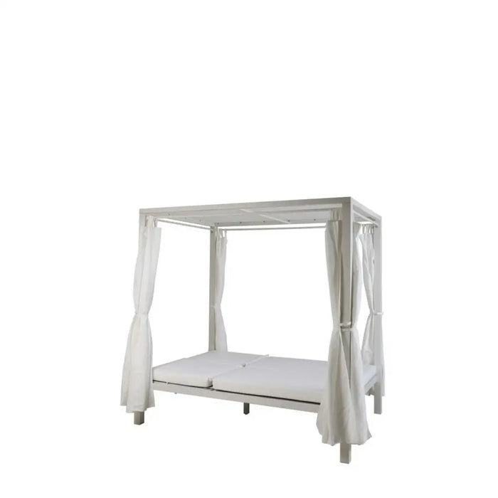Градинско легло DKD Home Decor Бял Алуминий (148 x 188 x