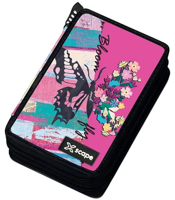 Несесер с пособия Graffiti Xscape - Butterfly Bloom, 2 ципа