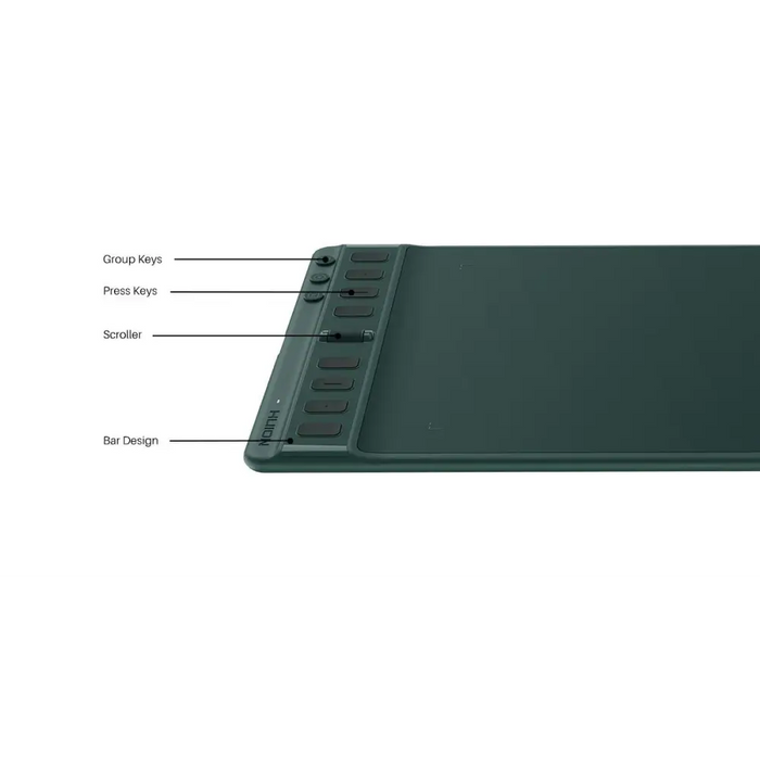 Графичен дисплей таблет HUION Inspiroy 2 M 5080 LPI Зелен