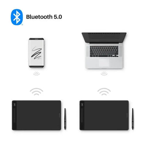 Графичен дисплей таблет HUION Inspiroy Giano 5080 LPI Черен