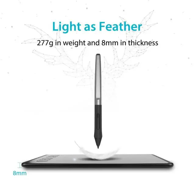 Графичен таблет HUION Inspiroy H640P USB Черен