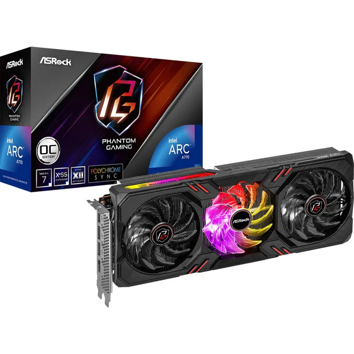 Графична карта ASRock Phantom Gaming Arc A770 Intel 16 GB OC