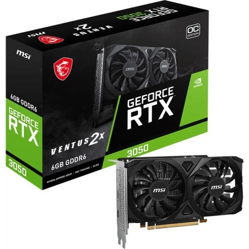 Графична карта. MSI GeForce RTX 3050 VENTUS 2X E 6G OC