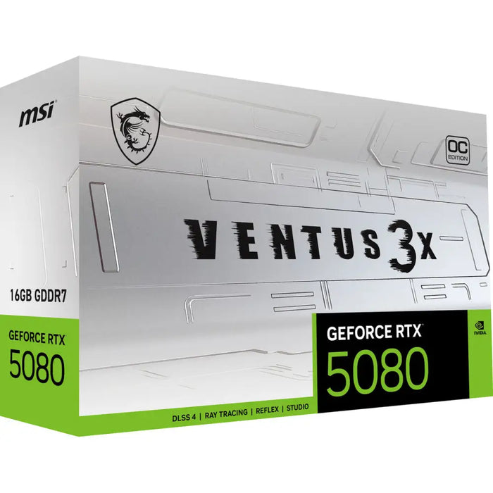 Графична карта MSI GEFORCE RTX 5080 16G VENTUS 3X OC WHITE