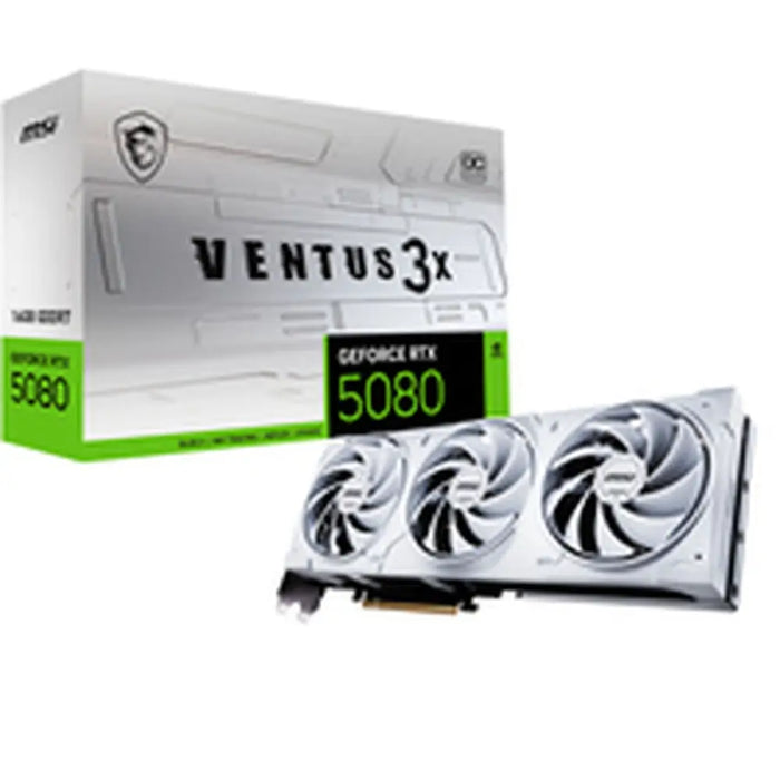 Графична карта MSI GEFORCE RTX 5080 16G VENTUS 3X OC WHITE