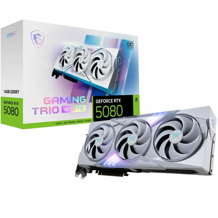 Графична карта MSI RTX 5080 16G GAMING TRIO OC WHI GEFORCE