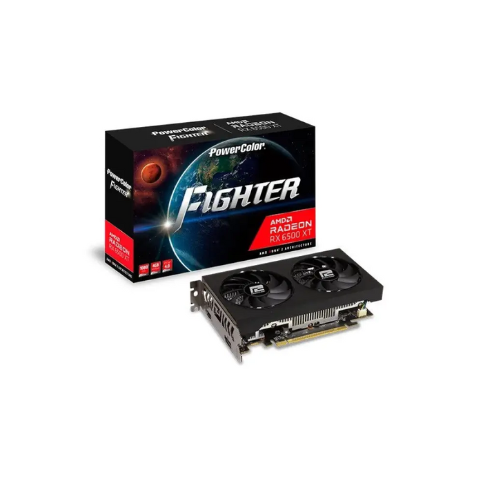 Графична карта. PowerColor Figh. AXRX 6500XT 4GBD6-DHV3