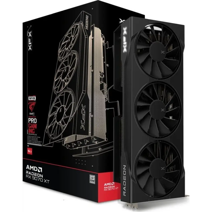 Графична карта. XFX Quicksilver RX 9070XT Маг. Air 16GB