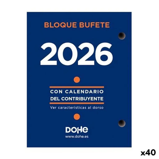 График DOHE Bufete 8,5 x 11 cm 2026 (40 броя)