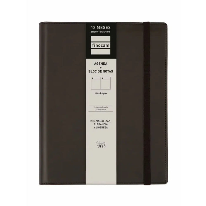 График Finocam DUOBAND Черен A5 15,5 x 21,2 cm 2025-2026