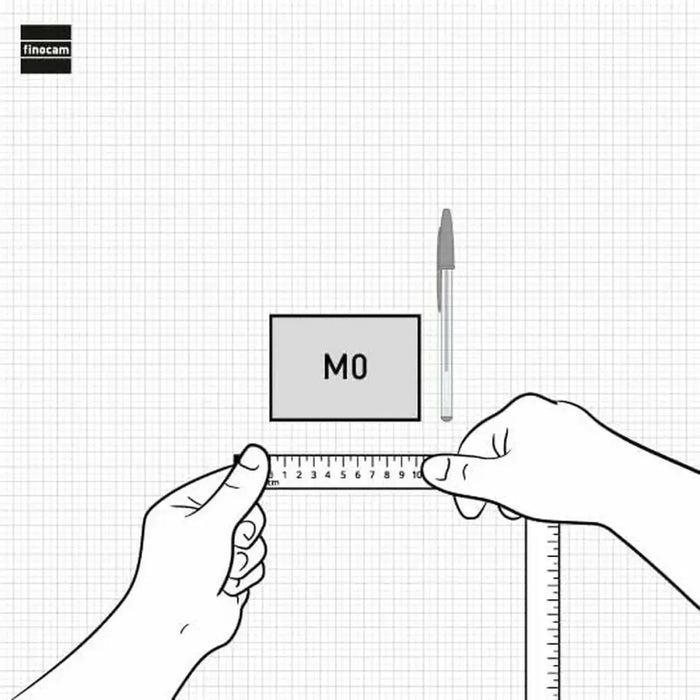 График Finocam MÍNIMAL TEXTURA Черен Mini 10,4 x 7,3 cm 2026