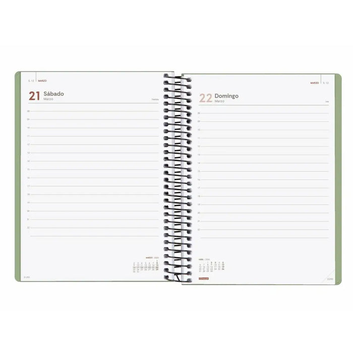 График Finocam MY Зелен A5 15,5 x 21,2 cm 2026