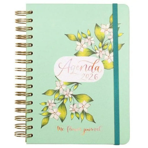 График Finocam THE FLOWER JOURNAL A5 15,5 x 21,2 cm Зелен