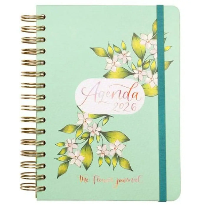 График Finocam THE FLOWER JOURNAL A5 15,5 x 21,2 cm Зелен