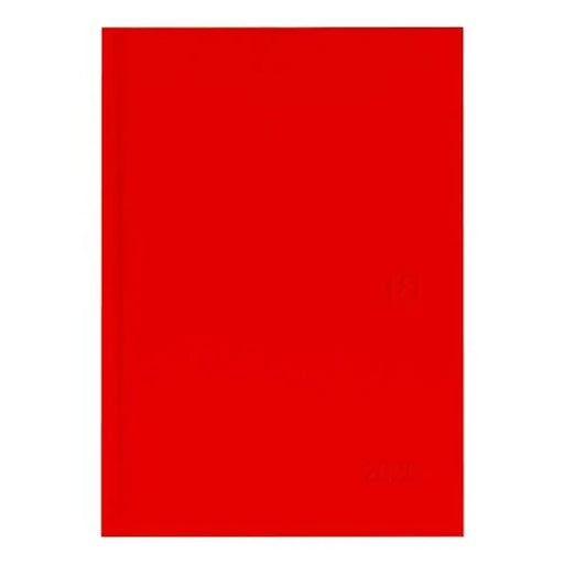 График Oxford MINIMAL Червен A5 21 x 14,8 cm 2026 (5 броя)