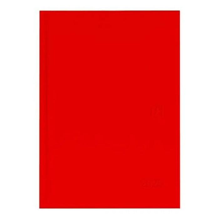 График Oxford MINIMAL Червен A5 21 x 14,8 cm 2026 (5 броя)