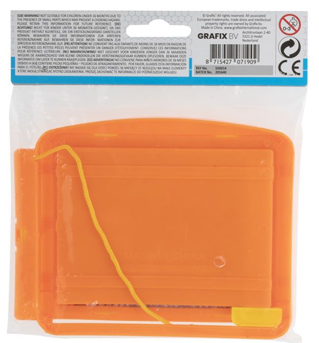 Магнитна дъска за рисуване Grafix - 11.8 х 14.5 cm, асортимент