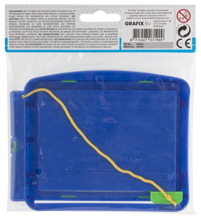 Магнитна дъска за рисуване Grafix - 11.8 х 14.5 cm, асортимент
