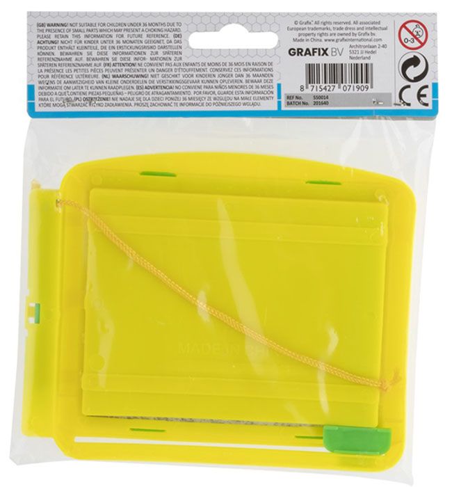 Магнитна дъска за рисуване Grafix - 11.8 х 14.5 cm, асортимент
