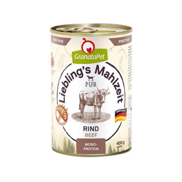 GRANATAPET Liebling’s Mahlzeit Beef - мокра храна за кучета