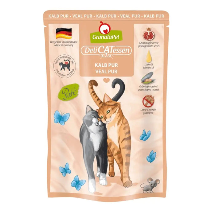 GRANATAPET DeliCATessen Veal - мокра храна за котки - 85гр