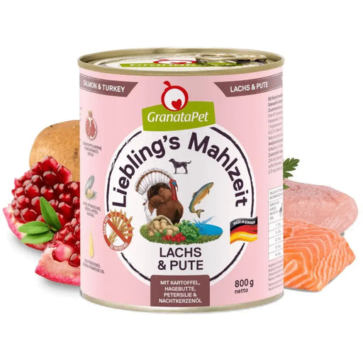 GRANATAPET Liebling’s Mahlzeit Сьомга и пуйка - мокра храна