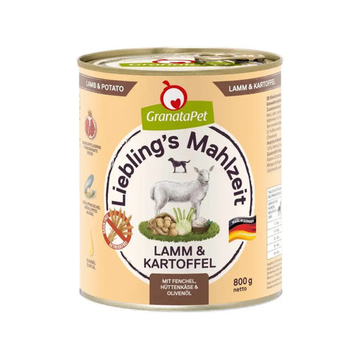 GRANATAPET Liebling’s Mahlzeit Агнешко и картофи - мокра
