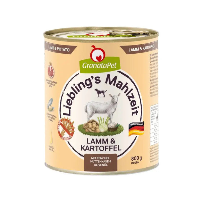 GRANATAPET Liebling’s Mahlzeit Агнешко и картофи - мокра