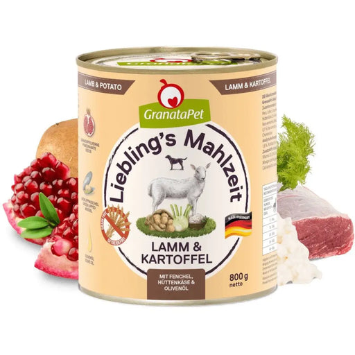 GRANATAPET Liebling’s Mahlzeit Агнешко и картофи - мокра