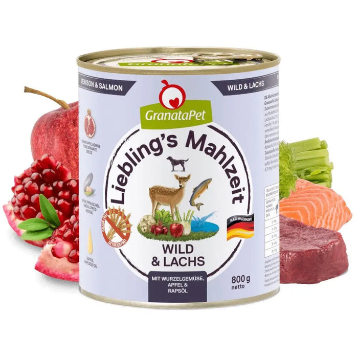 GRANATAPET Liebling’s Mahlzeit Елен и сьомга - мокра храна