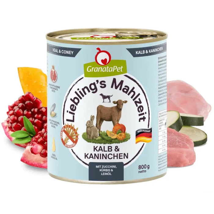 GRANATAPET Liebling’s Mahlzeit Телешко и кони - мокра храна