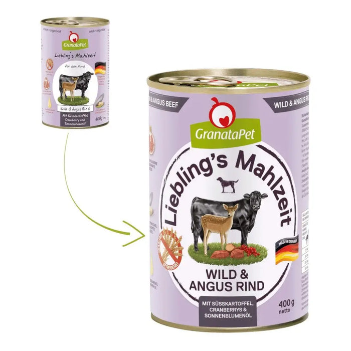 GRANATAPET Liebling’s Mahlzeit Venison and angus beef