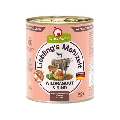 GRANATAPET Liebling’s Mahlzeit Vension рагу и телешко