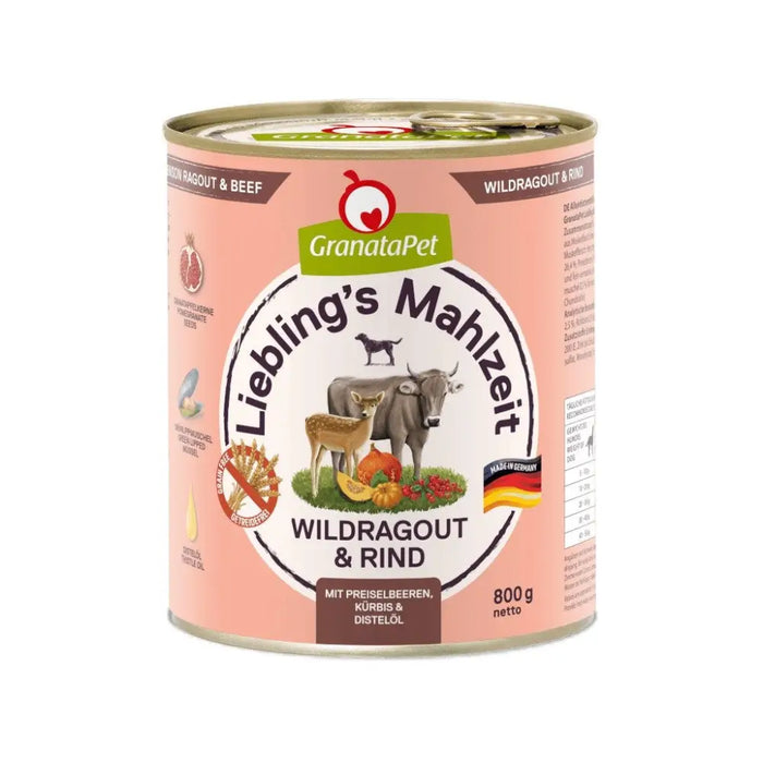 GRANATAPET Liebling’s Mahlzeit Vension рагу и телешко