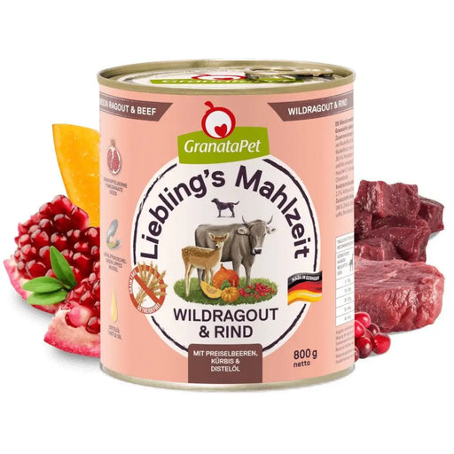 GRANATAPET Liebling’s Mahlzeit Vension рагу и телешко